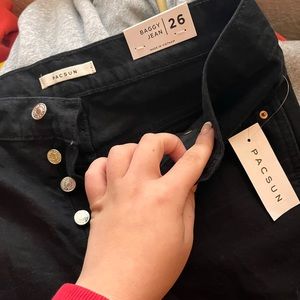 Black baggy Pacsun jeans